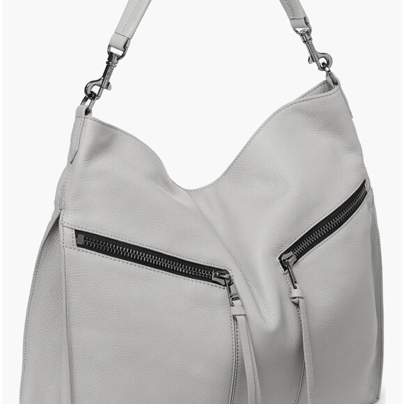 Botkier Trigger Pebbled Leather gray hobo bag - Picture 4 of 7